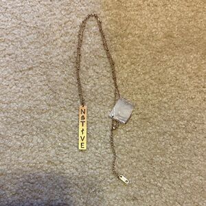 Gold and Silver Necklace by Native